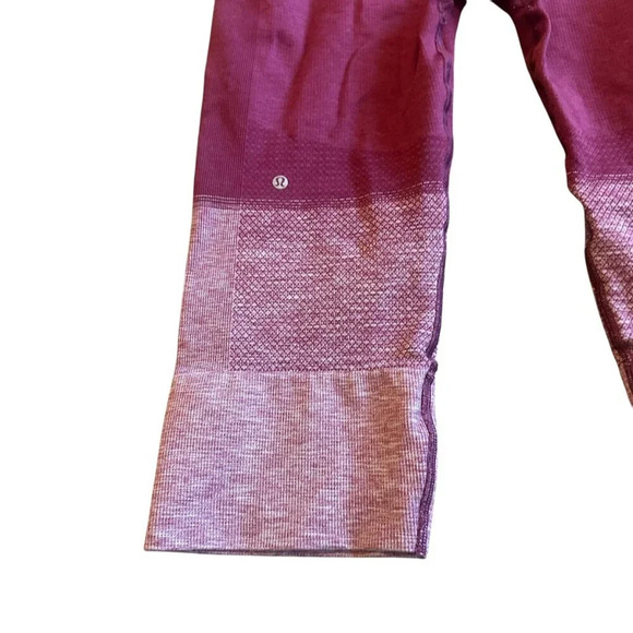Lululemon Seamlessly Street Crop Leggings Ombre Stretch Capri Size 10 Women's - Picture 3 of 8
